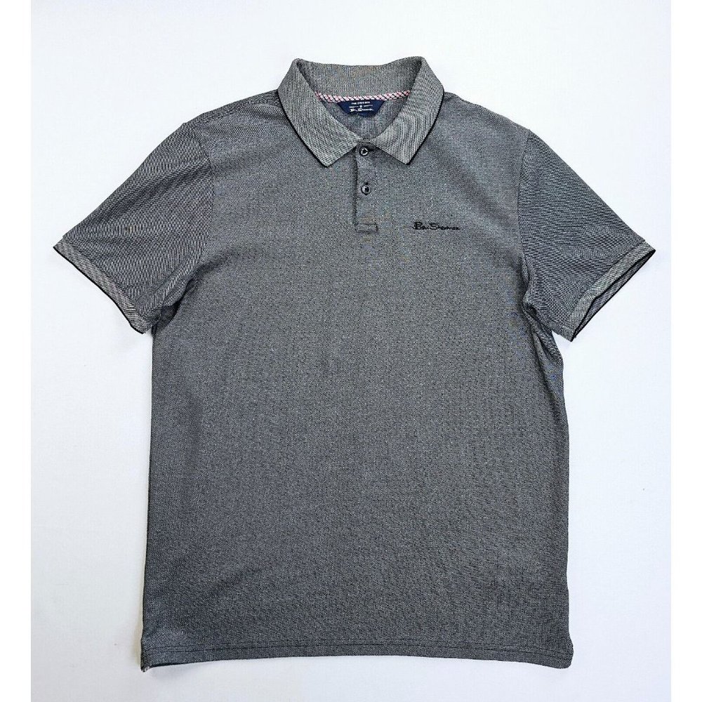 Men's Grey Polo Shirt - Classic Short Sleeve